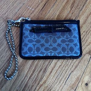 Coach mini card wallet